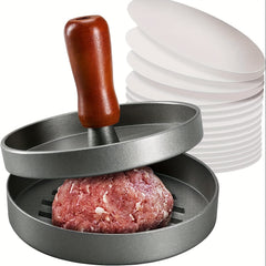 Manual Burger Press Non-stick Coated Grill Patty Maker Mould