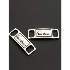 Personalized Name Shoe Buckles with Initials Engraving