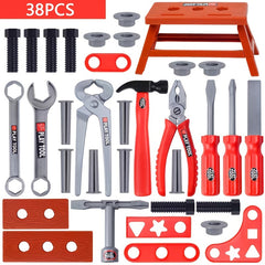 38 Piece Kids Tool Set Educational Construction Toys Boys Girls Ages 3