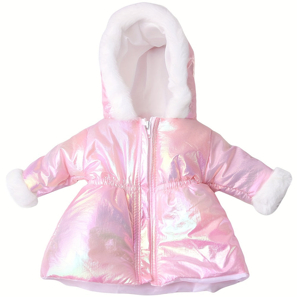 Winter Doll Jacket Cozy Coat Bright Pink Purple Rose