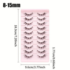 Segmented Fox Series False Eyelashes Natural Style Easy Wearing