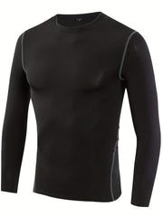 Boy's Sports Long Sleeve Top Quick Drying Active Bottoming Shirt