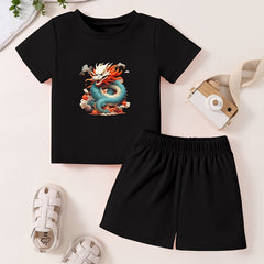 Toddler Kid Cartoon T-shirt & Pants Set