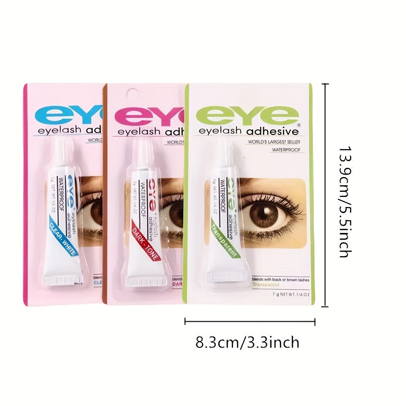 Waterproof Eyelash Glue 7g Professional False Hypoallergenic EyeLash Adhesive