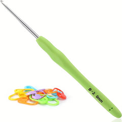 1pc Crochet Hooks Set 2mm Ergonomic Handle For Beginners & Experience