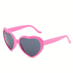 Boys Heart Shaped Frame Sunglasses UV Protection For Holiday Party Festivals
