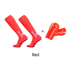 Men's Breathable Fitness Shin Guards Soccer Socks