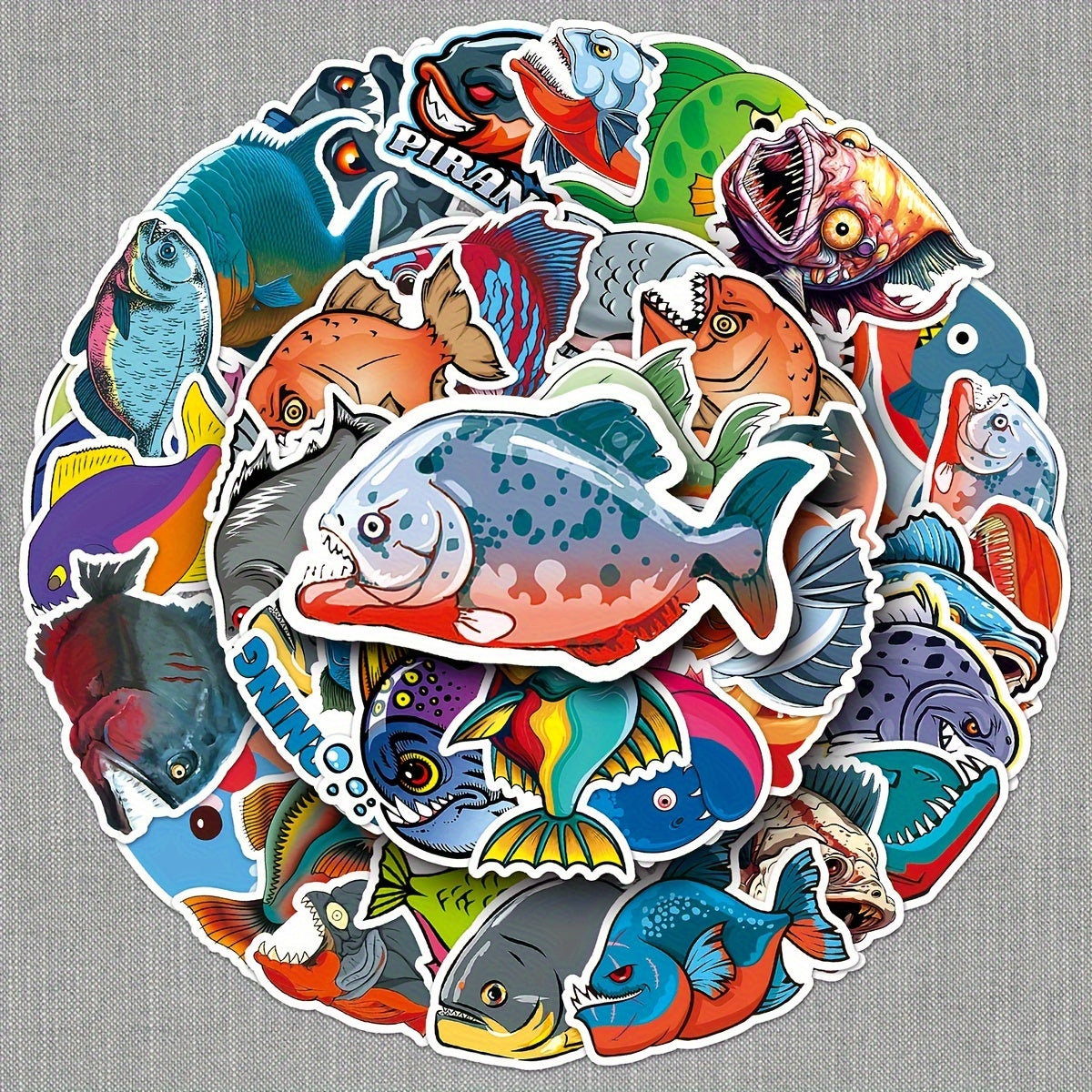 50 Mermaid Cartoon Graffiti Stickers DIY Car Decoration Waterproof Stickers