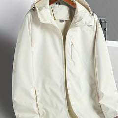 Women's Hooded Zip Up Jacket Solid