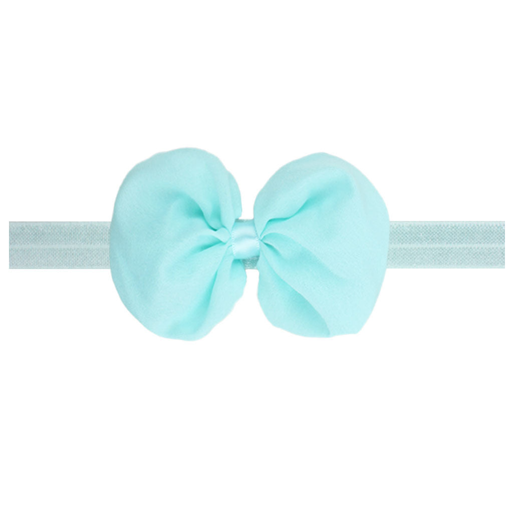 Chiffon Bow Headband Hair Accessories for Baby Girls