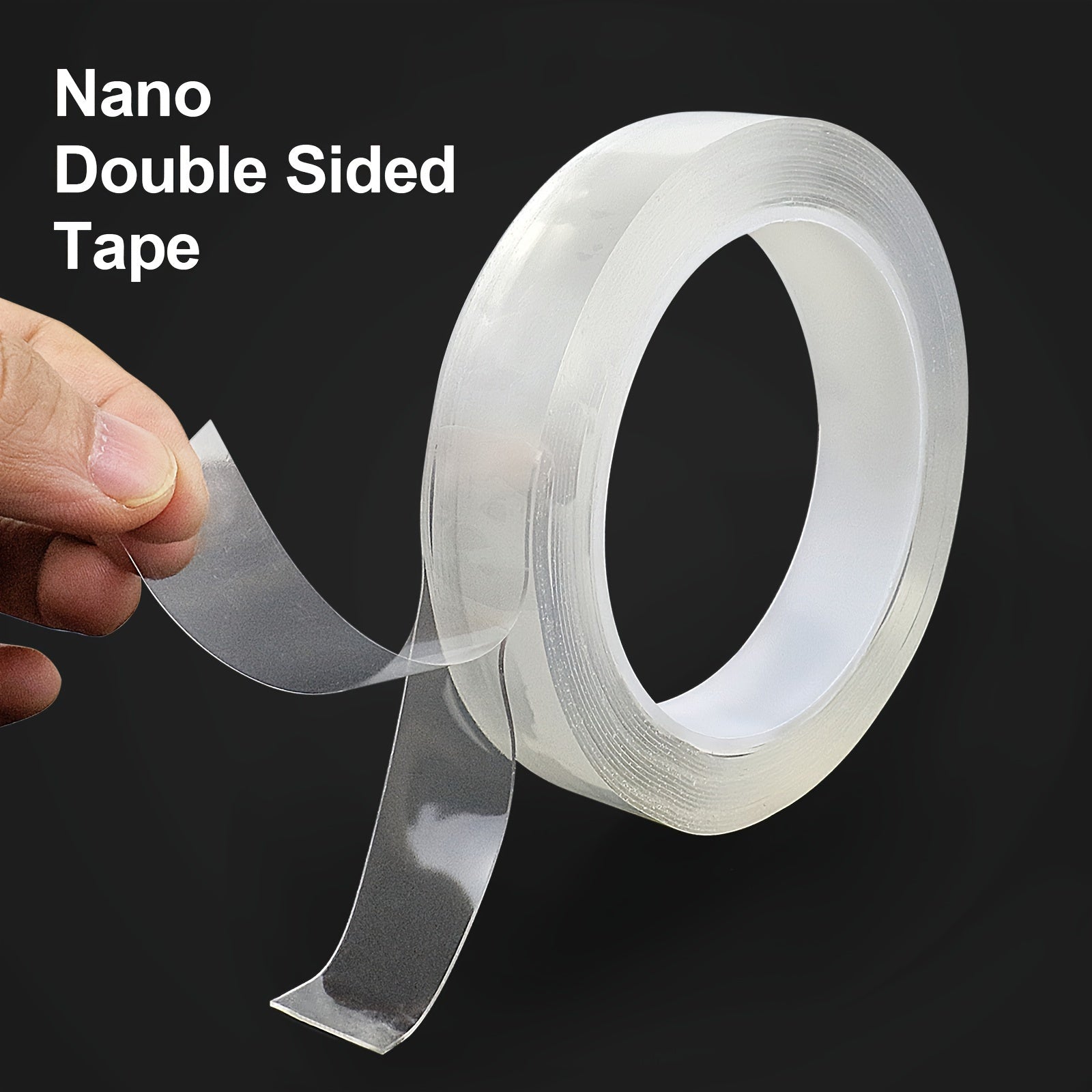BOMEI PACK Double Sided Adhesive Tape Waterproof Reusable Wall Stickers 20mm