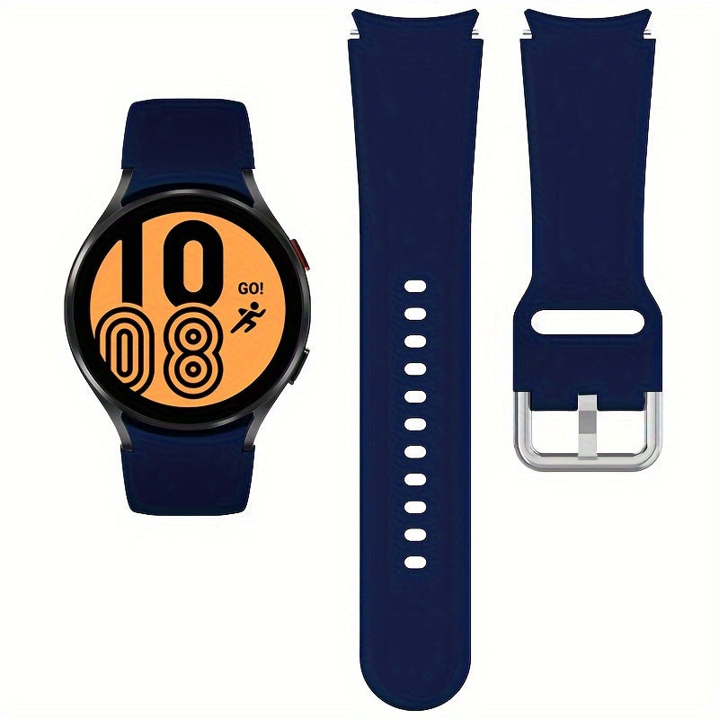 20mm Silicone Watch Strap for Galaxy Watch 6 5 4 44mm 40mm Wristband