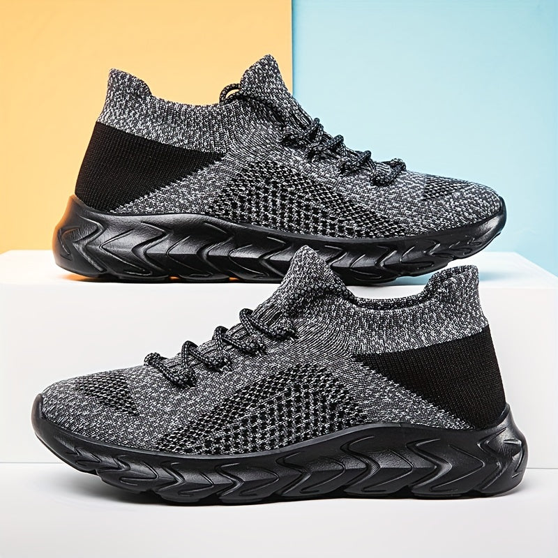 Men's Lace up Sneakers Athletic Shoes Lightweight Breathable