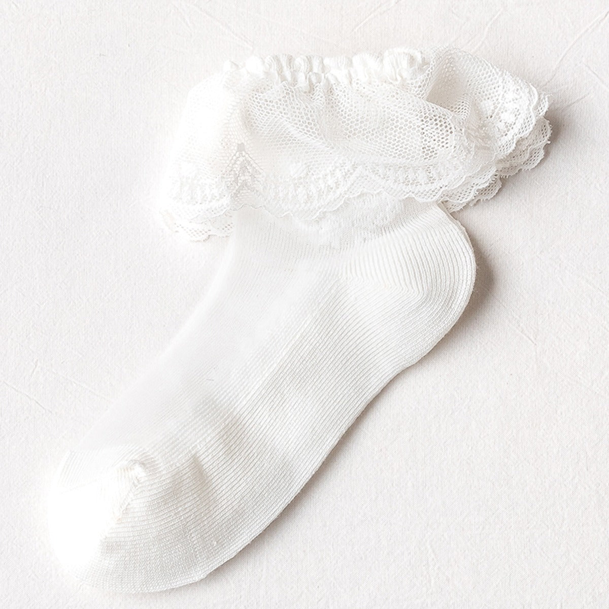 Kids Girls Cotton Lace Socks Princess Dressy Socks