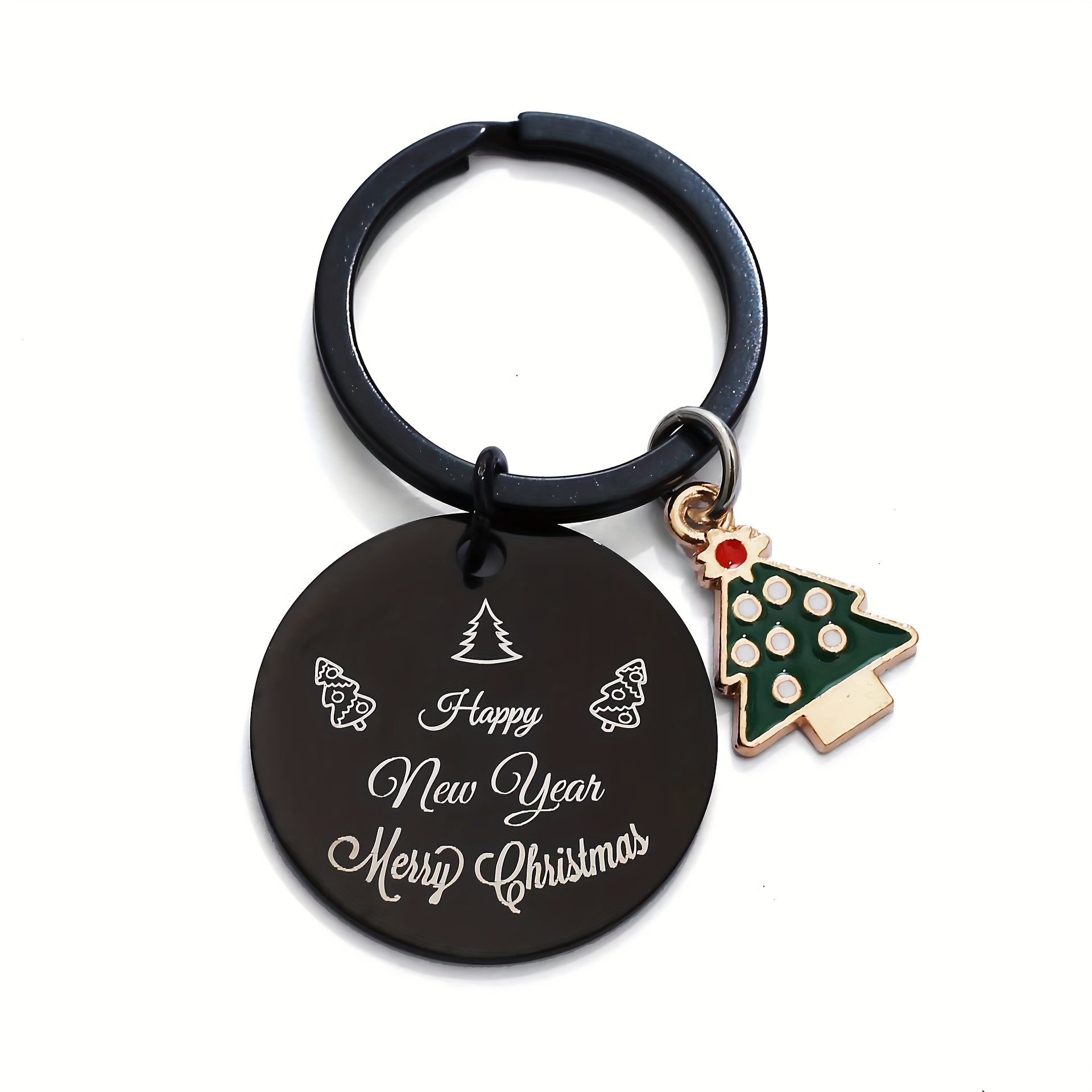 Christmas & New Year Keychain, Festive Decor for Keys & Backpacks