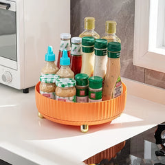 360° Rotating Condiment Storage Rack for Kitchen