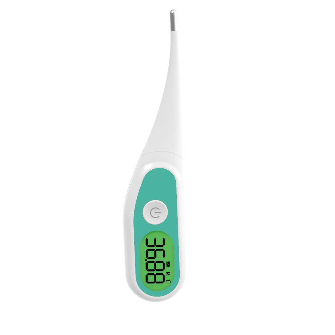 LCD Digital Thermometer Record 10 Groups Data High Temp Buzzer Alarm