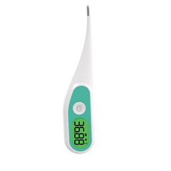 LCD Digital Thermometer Record 10 Groups Data High Temp Buzzer Alarm