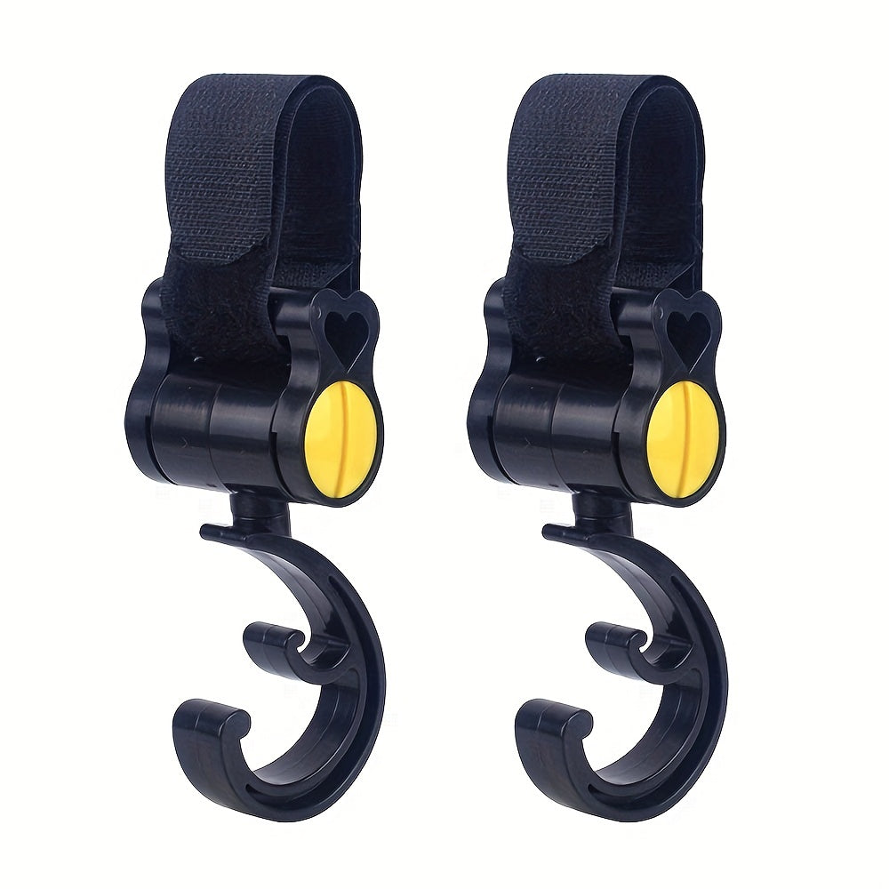 Baby Car Hook Universal High Adjustable Magic Buckle 360 Degree Rotating Hook