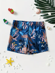 Boys Leaf Swim Trunks Surf Shorts Kids Casual Clothes
