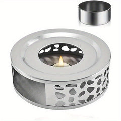 Portable Stainless Steel Tea Warmer for Camping Travel Picnics
