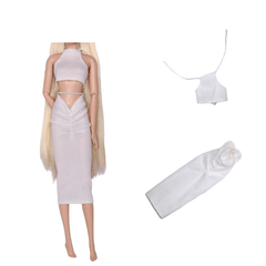 1 Set Doll Clothes for 1 6 Doll Daily Casual Pop Dress Girl's Toys Gift