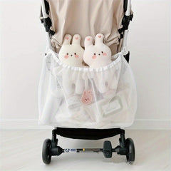 Stroller Storage Bag Large Capacity Mesh Material