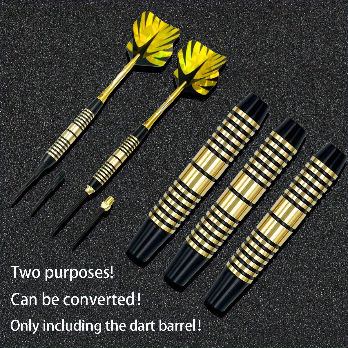 3PCS 16 Gram Copper Darts Barrels Soft & Steel Dart Accessories