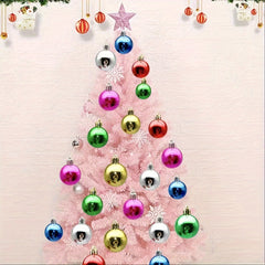 12 Pcs Bright Christmas Tree Balls - Home Room Decorations