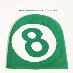 Hip Hop Candy Y2K Knitted Beanie Cap Skull Hat Elastic Women Knit Warm Beanies