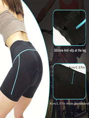 Stretchy Cycling Sports Shorts Padded Yoga Bike Shorts Women's Activewear