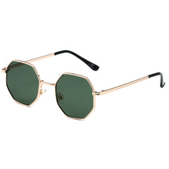 Polygon Metal Frame Sunglasses UV Protection