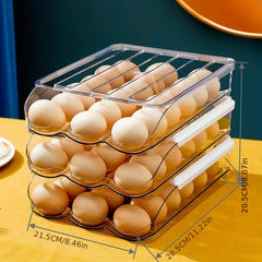 Egg Rack Holder Three Floors Egg Storage Box Shockproof Shatterproof