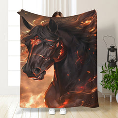 Pony Printed Blanket for Home & Outdoor Use