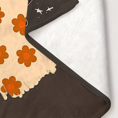 Christmas Ghost Printed Flannel Decoration Blanket - Soft Winter Warm Blanket