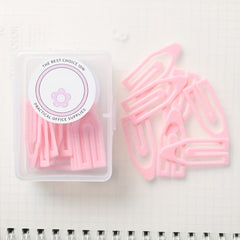20 Packs Macaron Boat Paper Clips Small Fresh Creative Box Different Sizes