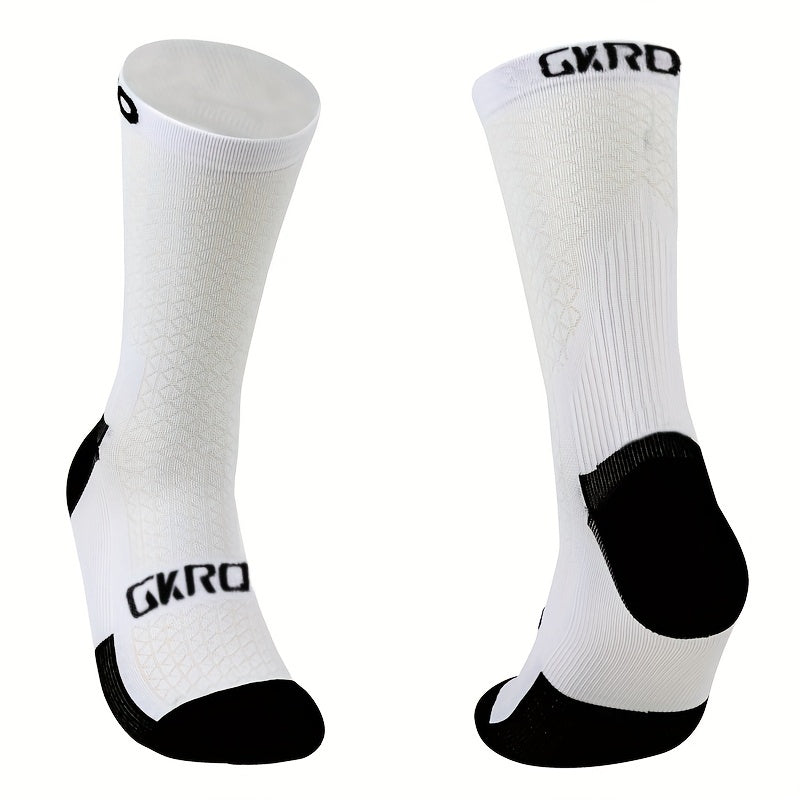 Anti Slip Compression Socks for Men and Women - Athletic Crew Socks