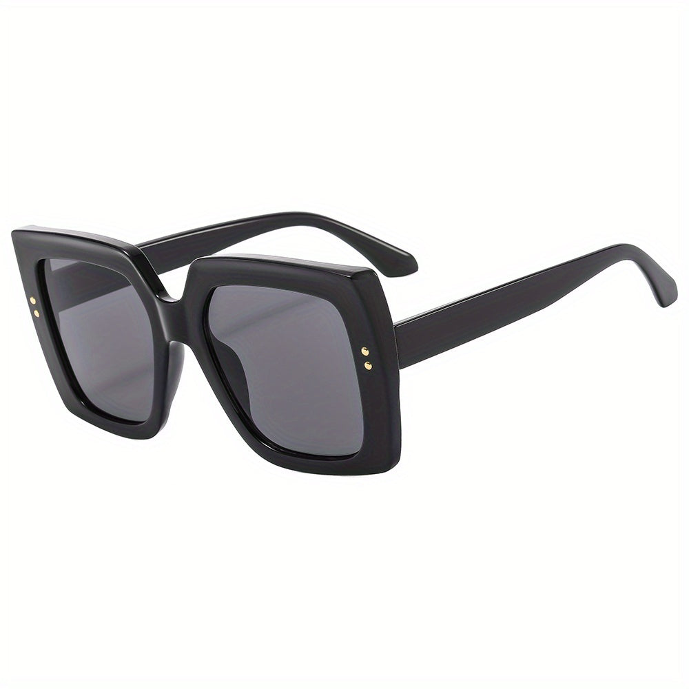 Men's Square UV Protection Sunglasses with Hard Box