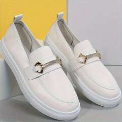 Rhinestone Flat Skate Shoes Wear Resistant Non Slip