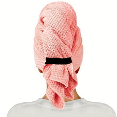 Microfiber Hair Towel Wrap for Wet Hair Absorbent Drying Towel