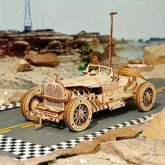 220pcs 3D Hand Painted Toy Cars Antique Car Building Blocks Sports Car