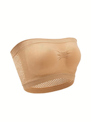 3pcs Strapless Bandeau Bras Comfy & Breathable Women's Lingerie