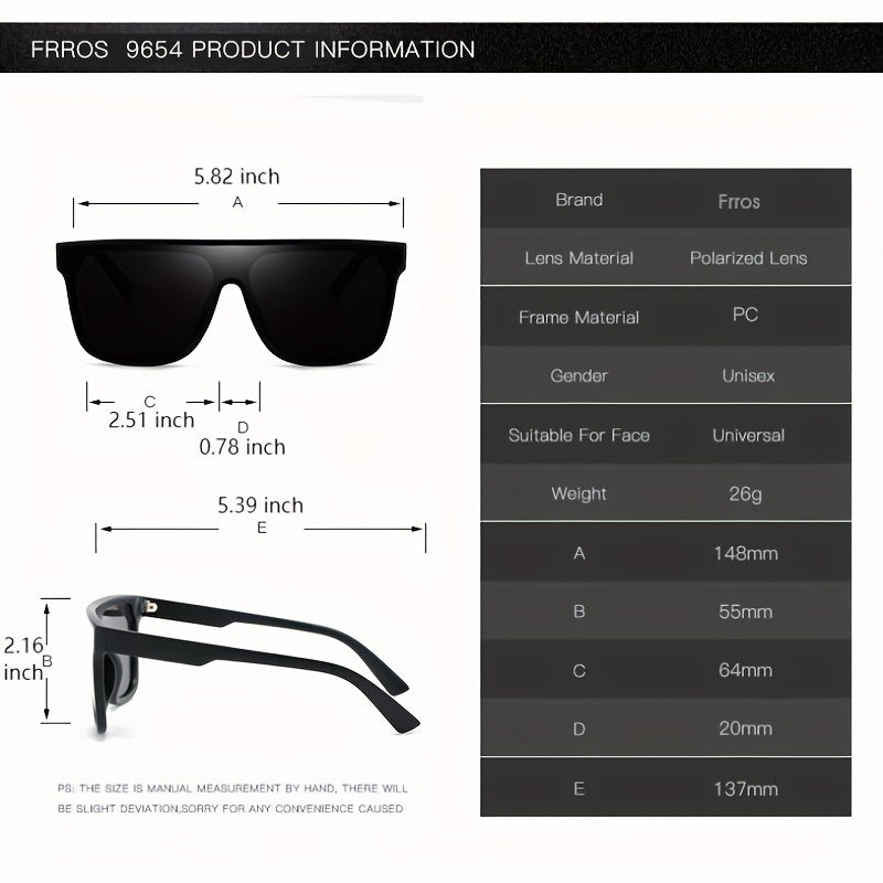 FRROS Polarized Sunglasses For Men And Women F9501