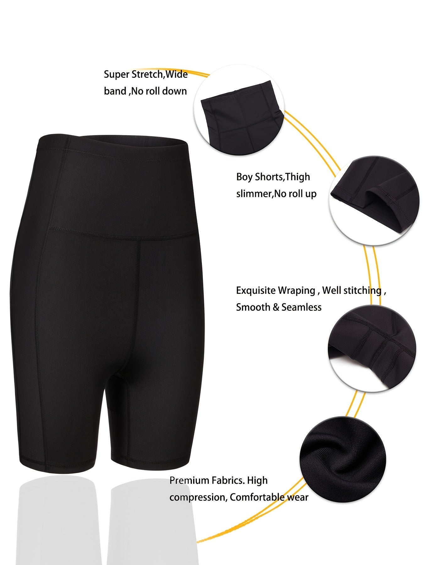 SCARBORO High Waist Shaping Shorts Tummy Control Butt Lifting Underwear