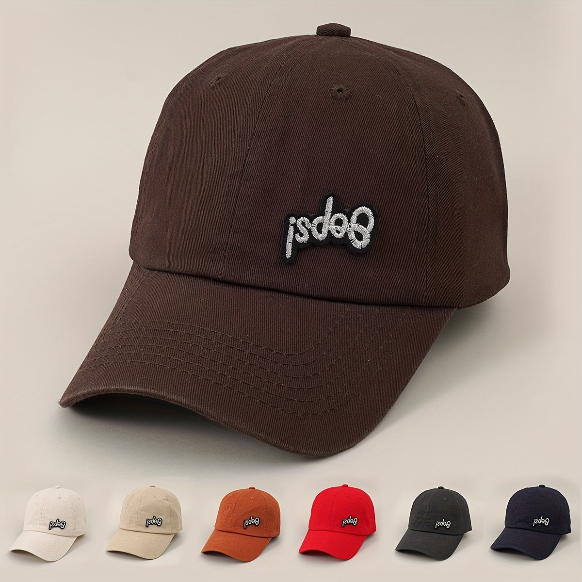 Bright Colored Baseball Caps Soft Wide Brim Peaked Caps Sun Protection