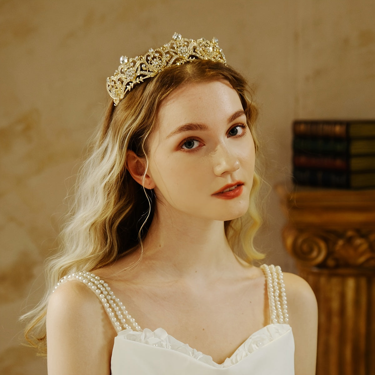 Crystal Wedding Headpiece Rhinestone Tiara Crown Bride Wedding Tiara