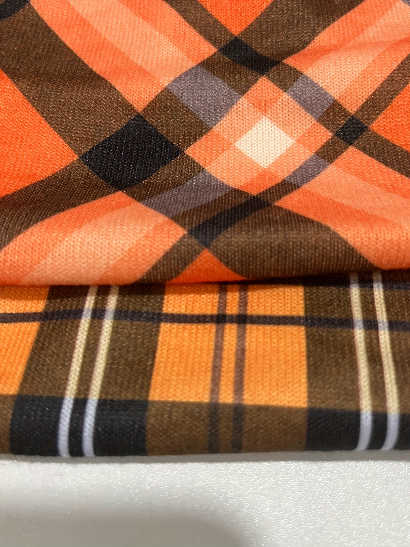 Plaid Print Long Sleeve Open Front Cardigan