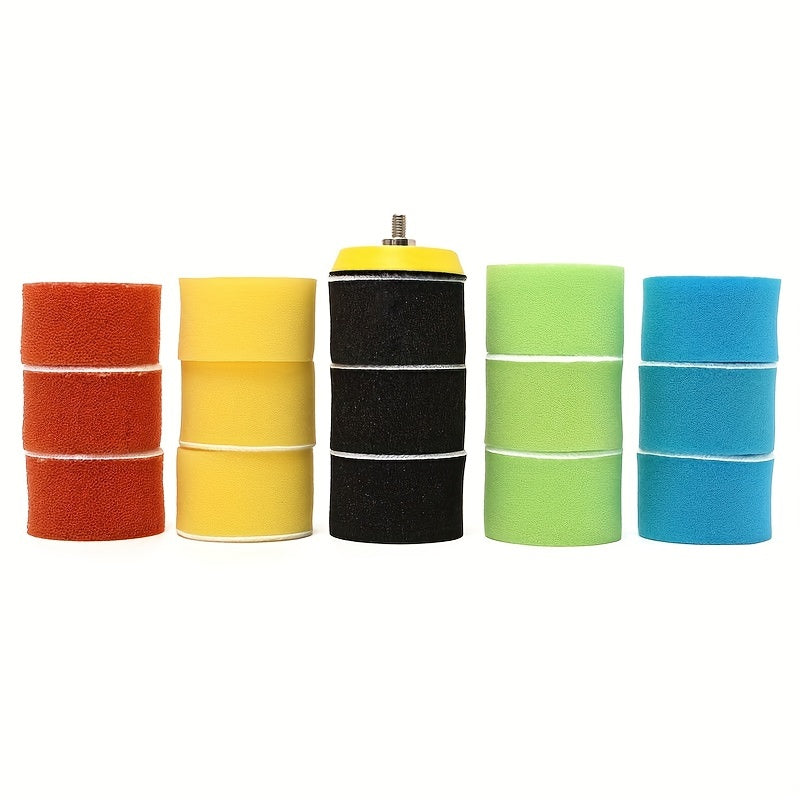 16pcs Car Polishing Sponge Set