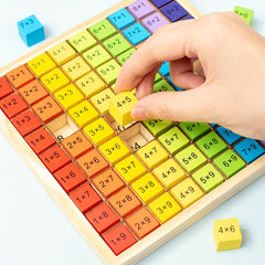 Wooden Multiplication Table Math Toy for Children