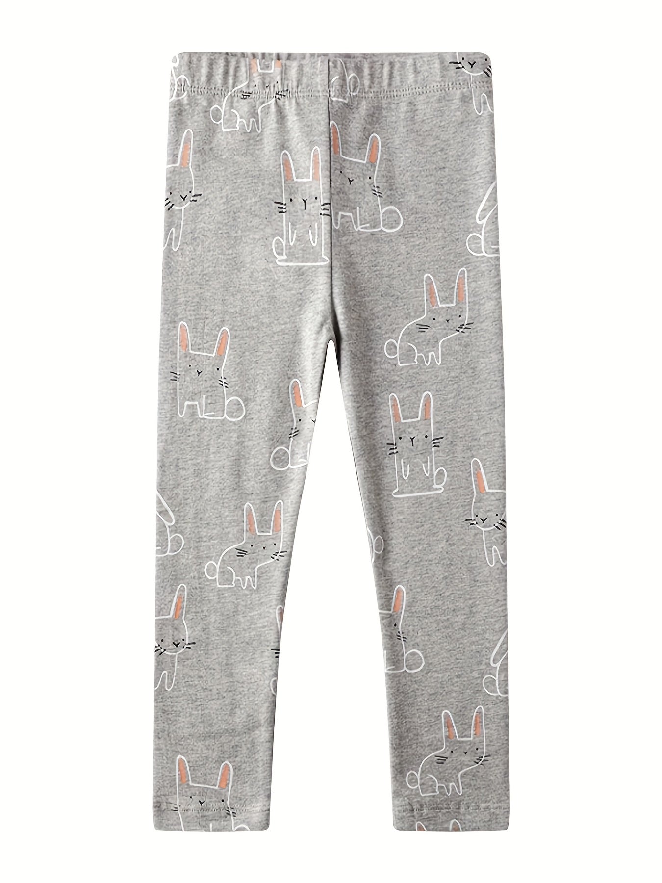 Toddler Baby Girls' Rabbit Graphic Leggings Pants